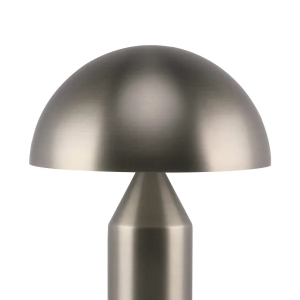 LÁMPARA DE MESA 2 LUCES E27 NÍQUEL MATE ENOKI