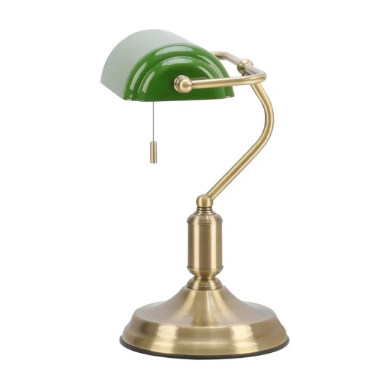 LÁMPARA BANQUERO E27 VERDE BRILLO 2