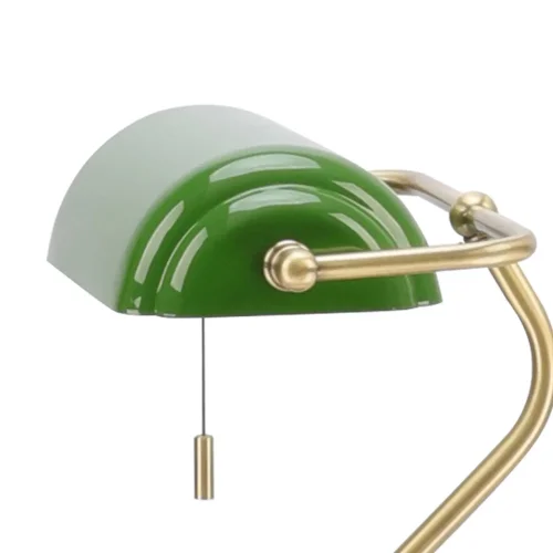 LÁMPARA BANQUERO E27 VERDE BRILLO