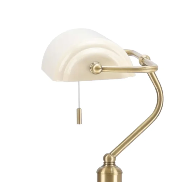LÁMPARA BANQUERO E27 BEIGE BRILLO
