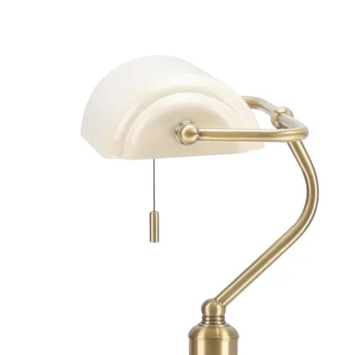 LÁMPARA BANQUERO E27 BEIGE BRILLO