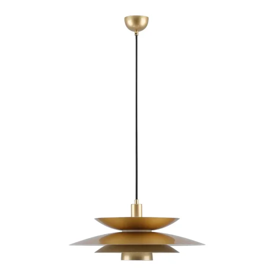 LÁMPARA DE TECHO 1LUZ E27 DORADO Ø48CM ORNELLA 2