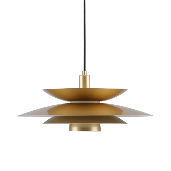 LÁMPARA DE TECHO 1LUZ E27 DORADO Ø48CM ORNELLA