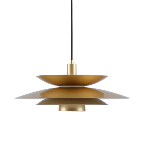 LÁMPARA DE TECHO 1LUZ E27 DORADO Ø48CM ORNELLA