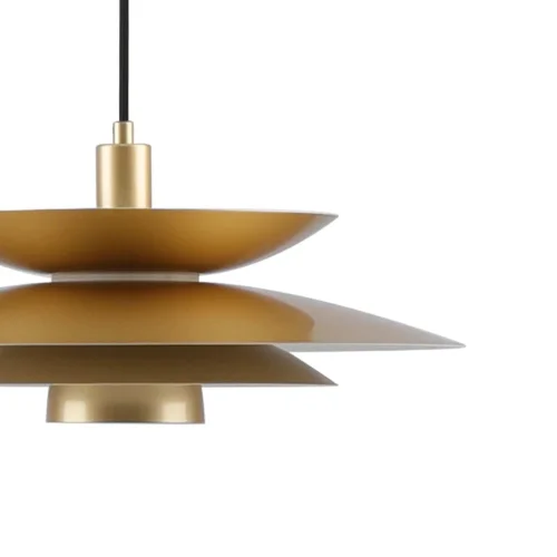 LÁMPARA DE TECHO 1LUZ E27 DORADO Ø48CM ORNELLA