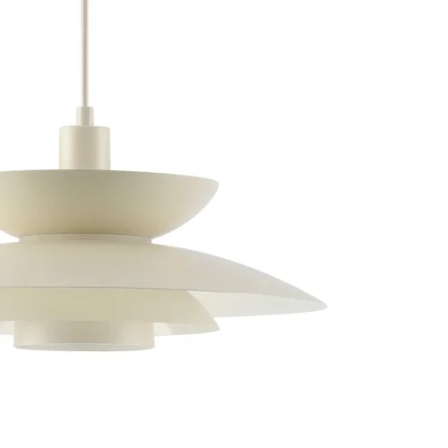 LÁMPARA DE TECHO 1LUZ E27 BEIGE Ø38CM ORNELLA