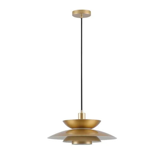 LÁMPARA DE TECHO 1LUZ E27 DORADO Ø38CM ORNELLA 2