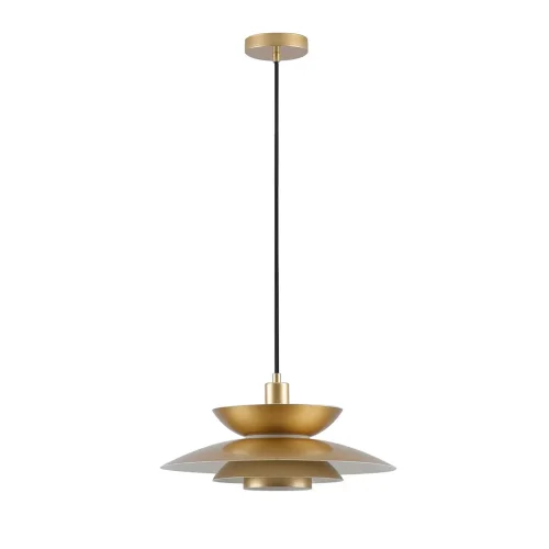 LÁMPARA DE TECHO 1LUZ E27 DORADO Ø38CM ORNELLA