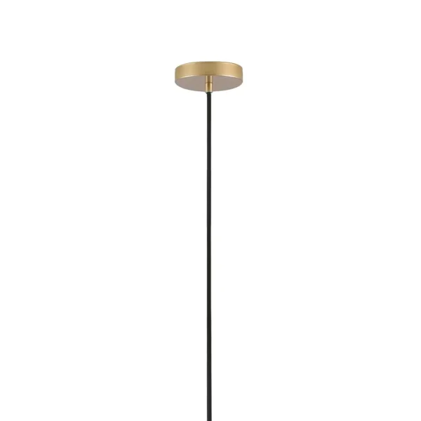 LÁMPARA DE TECHO 1LUZ E27 DORADO Ø38CM ORNELLA