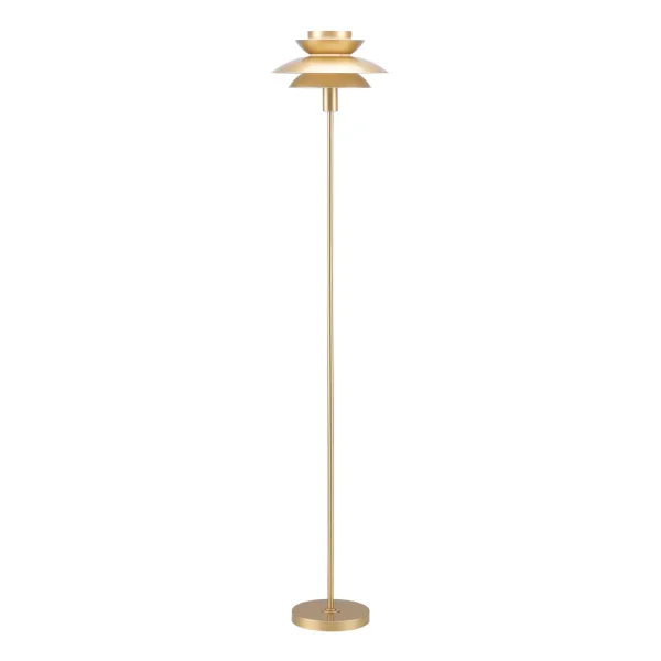 LÁMPARA DE PIE 1LUZ E27 DORADO Ø30CM ORNELLA