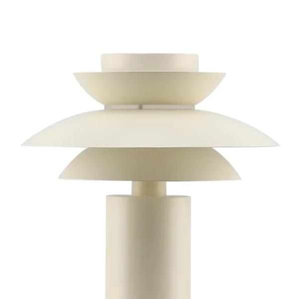 LÁMPARA DE MESA 1LUZ E27 BEIGE Ø30CM ORNELLA