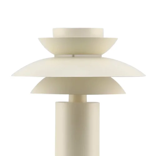 LÁMPARA DE MESA 1LUZ E27 BEIGE Ø30CM ORNELLA