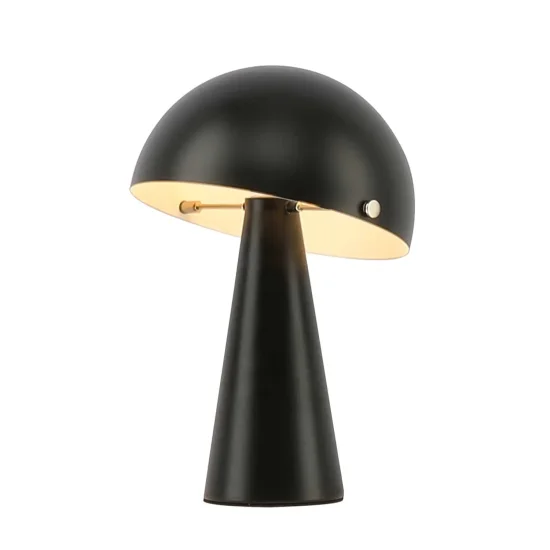LÁMPARA DE MESA ACERO PINTADO NEGRO E27 CHANTERELLE 2