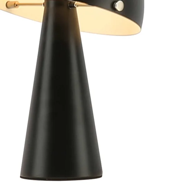 LÁMPARA DE MESA ACERO PINTADO NEGRO E27 CHANTERELLE