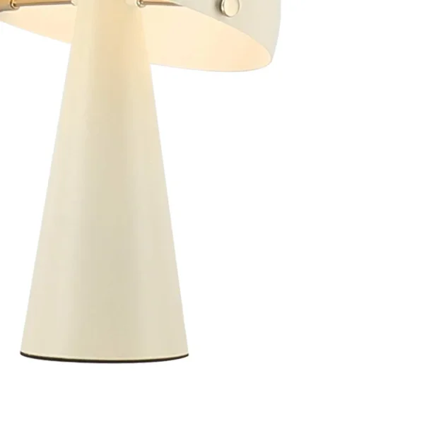 LÁMPARA DE MESA ACERO PINTADO BEIGE E27 CHANTERELLE