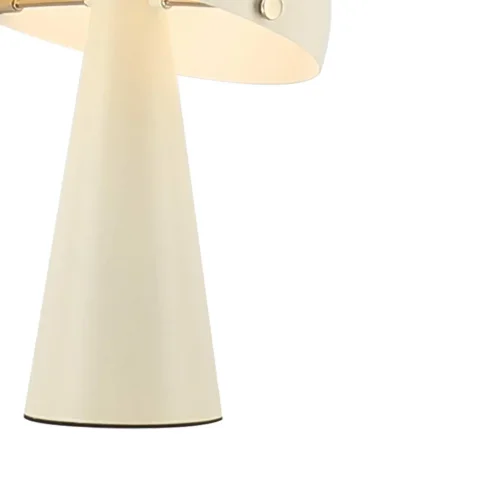 LÁMPARA DE MESA ACERO PINTADO BEIGE E27 CHANTERELLE