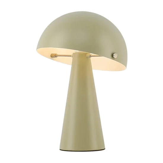 LÁMPARA DE MESA ACERO PINTADO VERDE MATE E27 CHANTERELLE 2