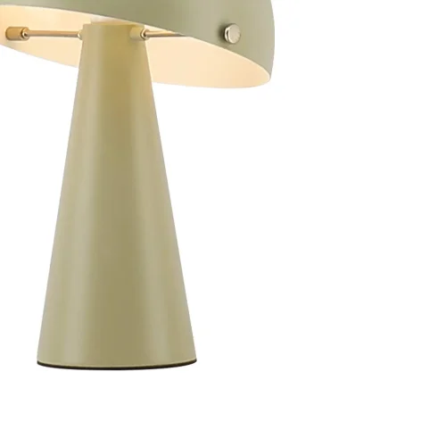LÁMPARA DE MESA ACERO PINTADO VERDE MATE E27 CHANTERELLE