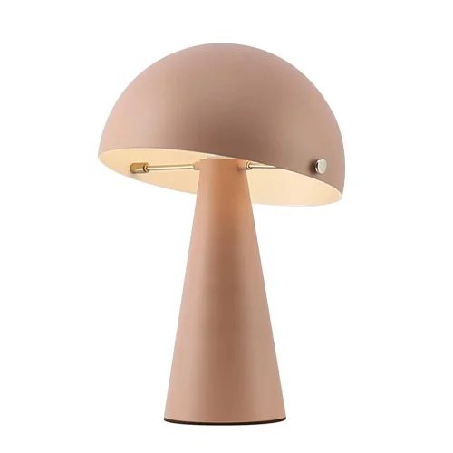 LÁMPARA DE MESA ACERO PINTADO ROSA MATE E27 CHANTERELLE