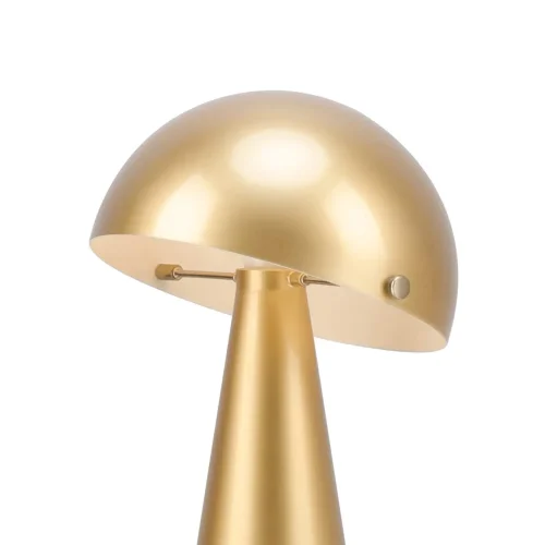 LÁMPARA DE MESA ACERO PINTADO DORADO E27 CHANTERELLE