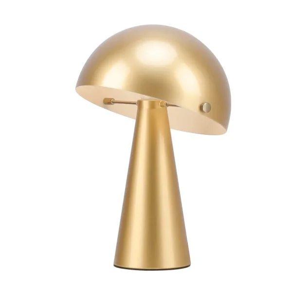 LÁMPARA DE MESA ACERO PINTADO DORADO E27 CHANTERELLE