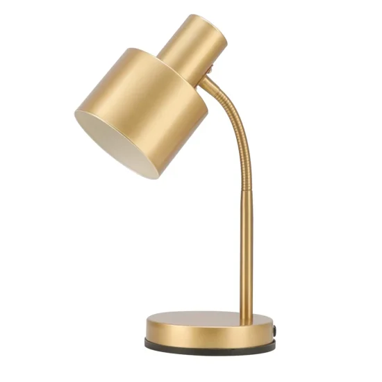 LÁMPARA DE MESA E27 DORADO GEMMA 2
