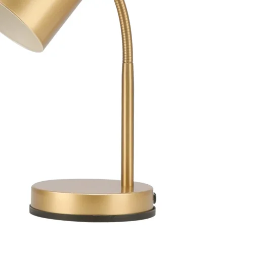 LÁMPARA DE MESA E27 DORADO GEMMA