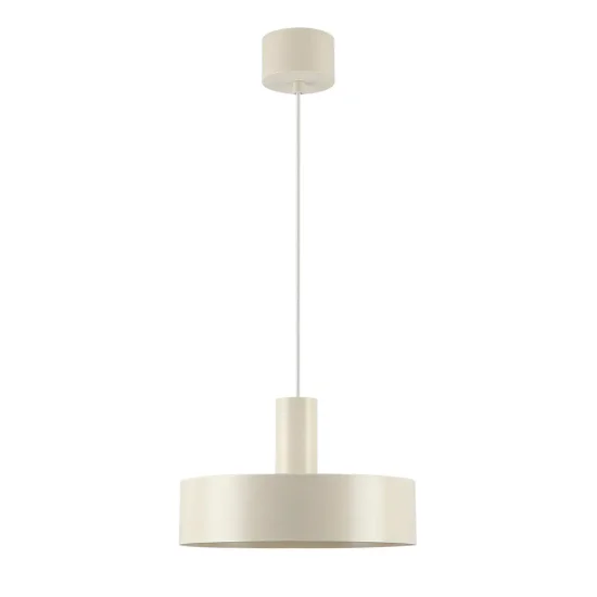 LÁMPARA DE TECHO E27 ACERO PINTADO BEIGE GEMMA 2