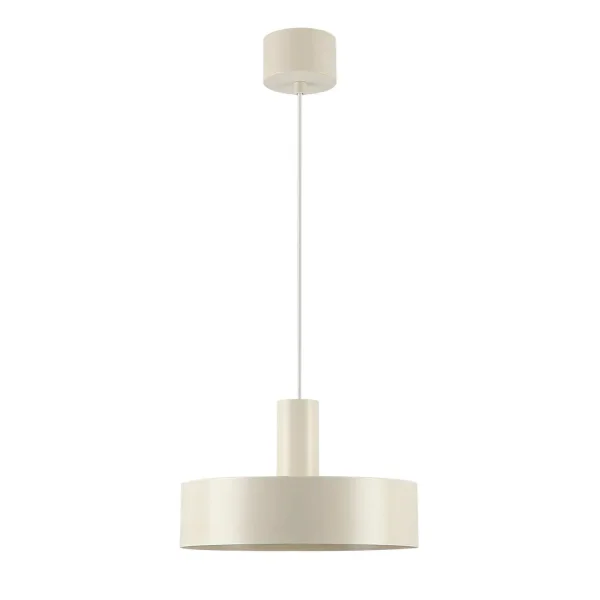 LÁMPARA DE TECHO E27 ACERO PINTADO BEIGE GEMMA
