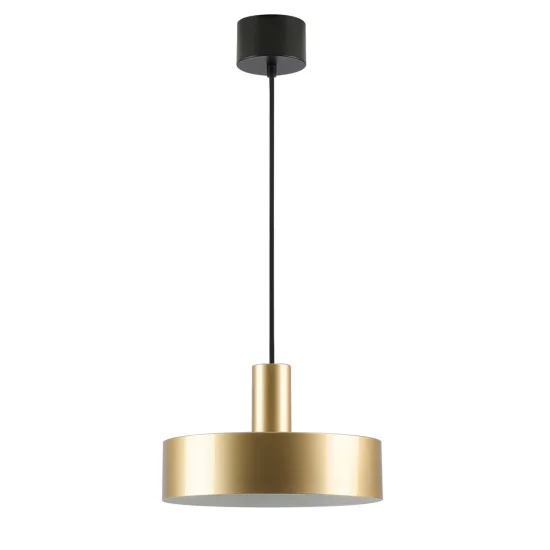 LÁMPARA DE TECHO E27 NEGRO Y DORADO GEMMA 2