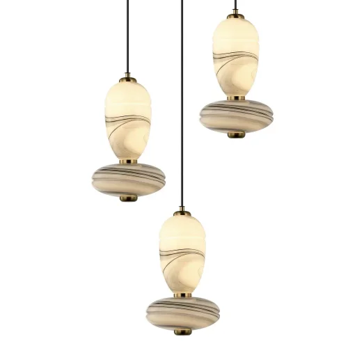 LÁMPARA DE TECHO LED 3 LUCES 30W CCT EFECTO MÁRMOL TOSCANA