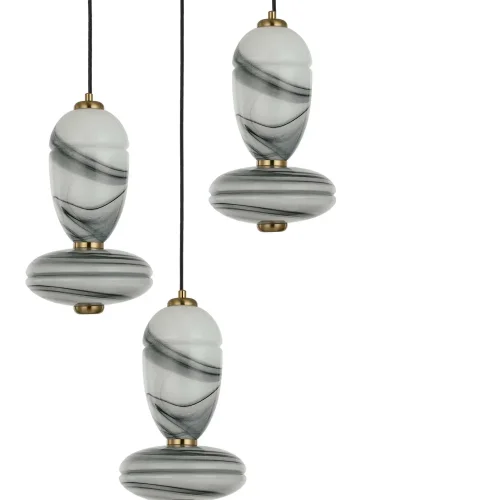 LÁMPARA DE TECHO LED 3 LUCES 30W CCT EFECTO MÁRMOL TOSCANA