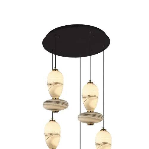 LÁMPARA DE TECHO LED 5 LUCES 50W CCT EFECTO MÁRMOL TOSCANA