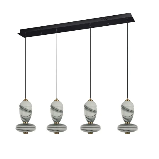 LÁMPARA DE TECHO LED 4 LUCES 40W CCT EFECTO MÁRMOL TOSCANA 2