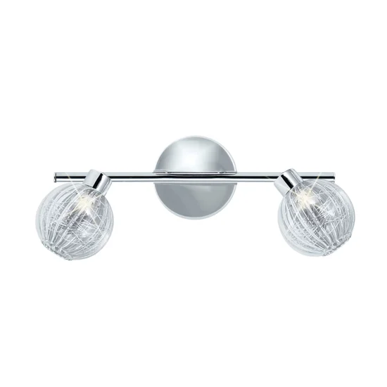 FOCO DE 2 LUCES QUINN CROMO