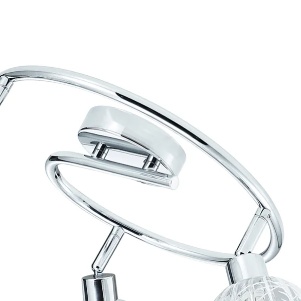 PLAFÓN DE 3 LUCES QUINN CROMO PLAFÓN DE 3 LUCES QUINN CROMO