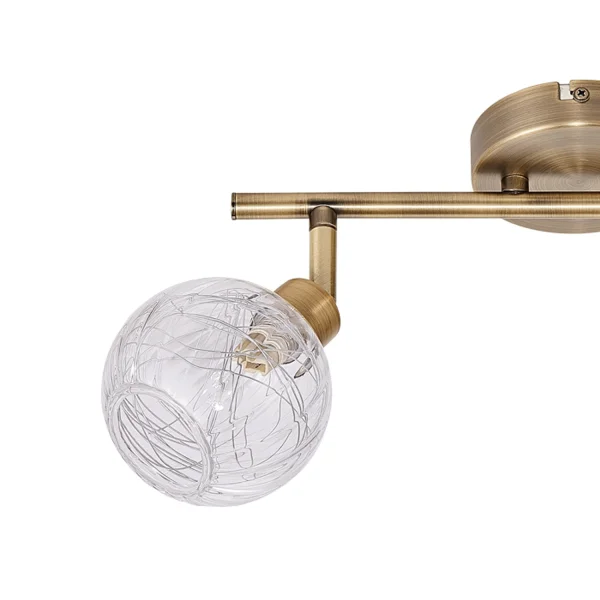 FOCO DE 2 LUCES QUINN CUERO