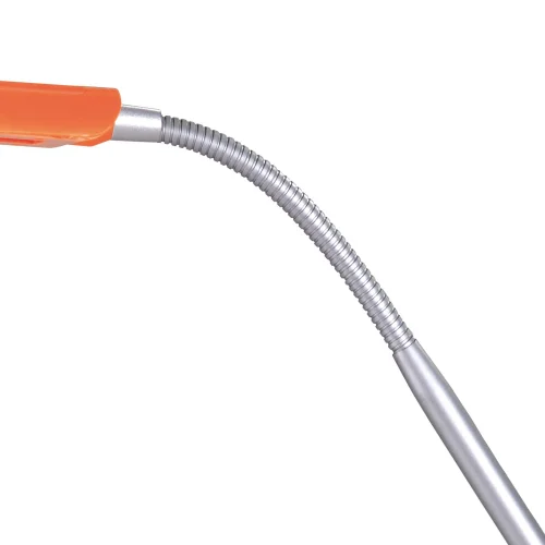 Flexo Pinza Led Cleo Naranja-Plata, Iluminación | Lúzete Flexo Pinza Led Cleo Naranja-Plata, Iluminación | Lúzete