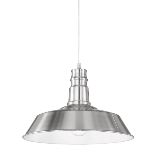 LÁMPARA DE TECHO TELMO NÍQUEL INDUSTRIAL