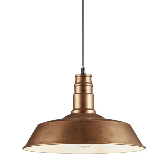 LÁMPARA DE TECHO TELMO COBRE ENVEJECIDO