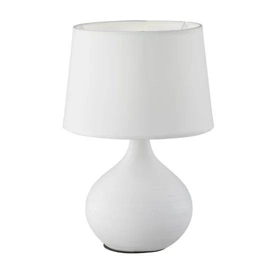 LÁMPARA DE MESA GUIDO CERÁMICA BLANCO