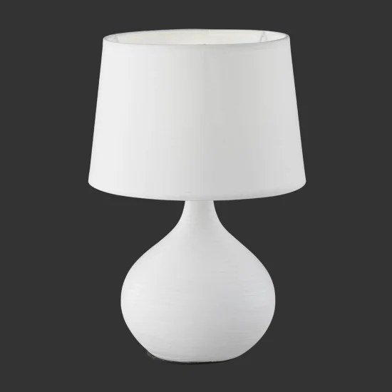 LÁMPARA DE MESA GUIDO CERÁMICA BLANCO 2