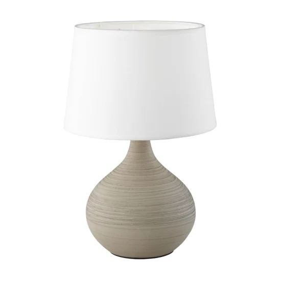 LÁMPARA DE MESA GUIDO CERÁMICA CAPUCCINO
