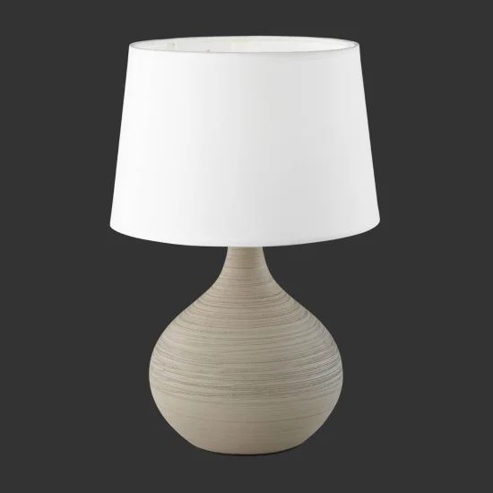 LÁMPARA DE MESA GUIDO CERÁMICA CAPUCCINO 2