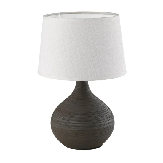 LÁMPARA DE MESA GUIDO CERÁMICA MARRÓN