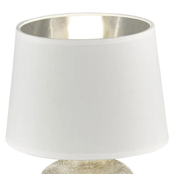 LÁMPARA DE MESA SPLENDOUR 18CM PLATA