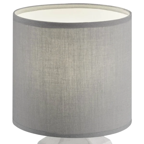 LÁMPARA DE MESA TAYLOR PANTALLA GRIS