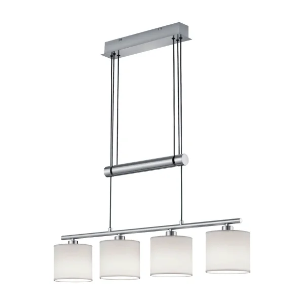 LÁMPARA DE TECHO 4 LUCES OLIVIA BLANCO