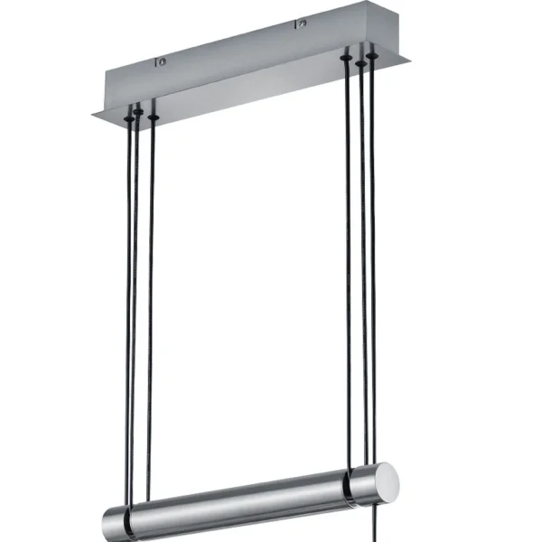 LÁMPARA DE TECHO 4 LUCES OLIVIA GRIS