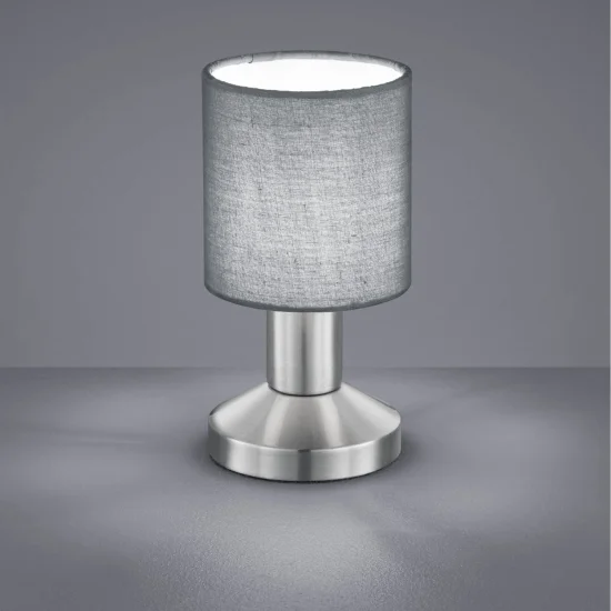 LÁMPARA DE MESA PICCOLO NÍQUEL GRIS 2